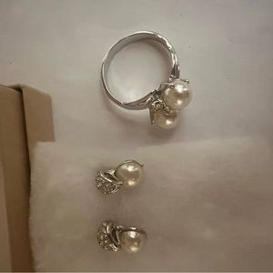 Earrings and ring